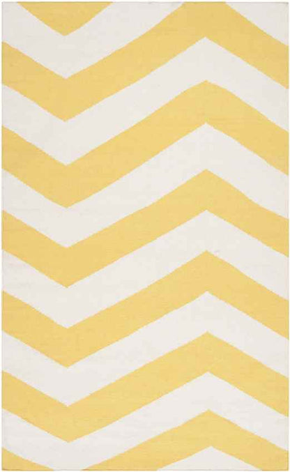 Emelle Modern Lemon/White Area Rug