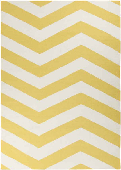 Emelle Modern Lemon/White Area Rug