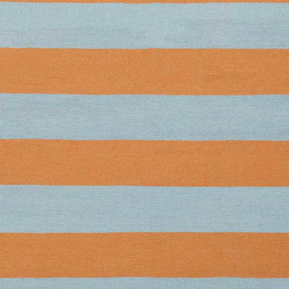 Nathaly Modern Orange/Pale Blue Area Rug
