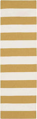 Nathaly Modern Gold/White Area Rug