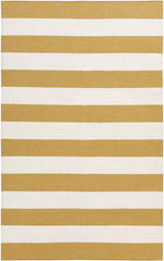 Nathaly Modern Gold/White Area Rug
