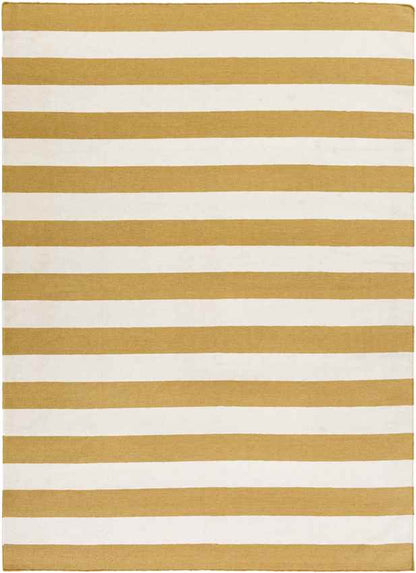 Nathaly Modern Gold/White Area Rug