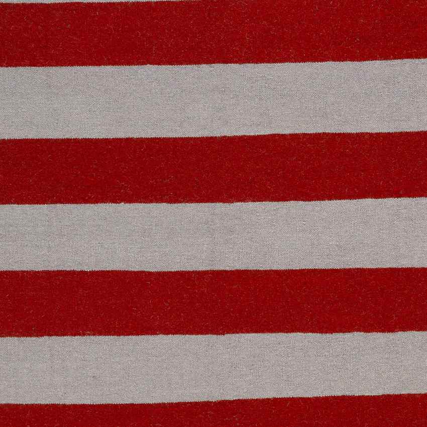 Nathaly Modern Red/Gray Area Rug