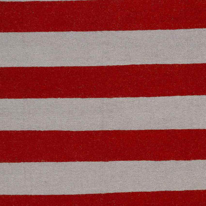 Nathaly Modern Red/Gray Area Rug