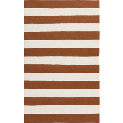 Nathaly Modern Sepia/White Area Rug