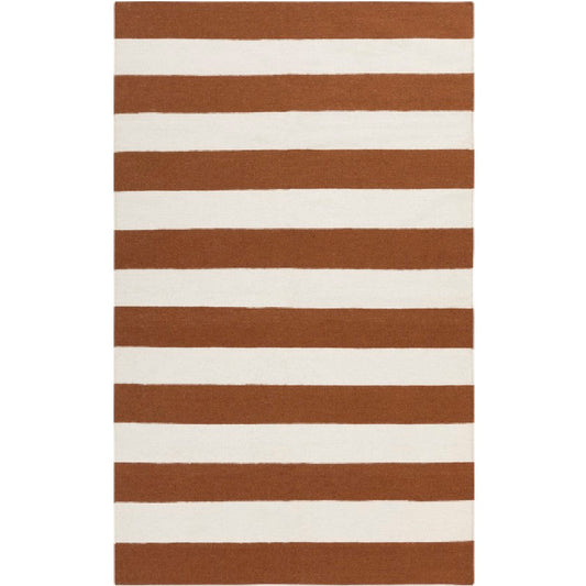 Nathaly Modern Sepia/White Area Rug