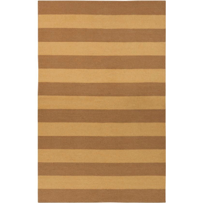 Nathaly Modern Yellow/Brown Area Rug