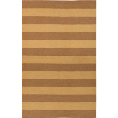 Nathaly Modern Yellow/Brown Area Rug