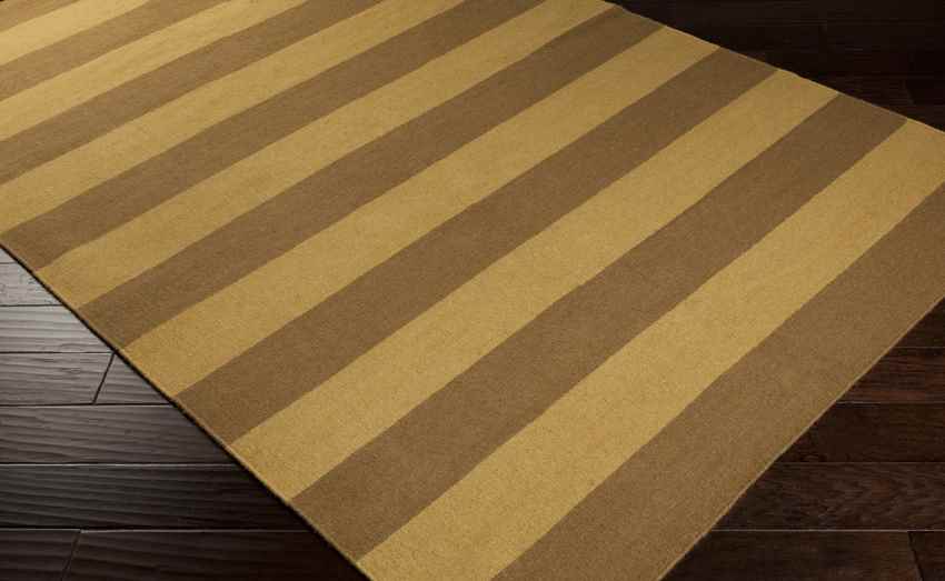 Nathaly Modern Yellow/Brown Area Rug