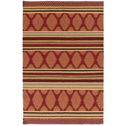 Encinitas Global Red Area Rug