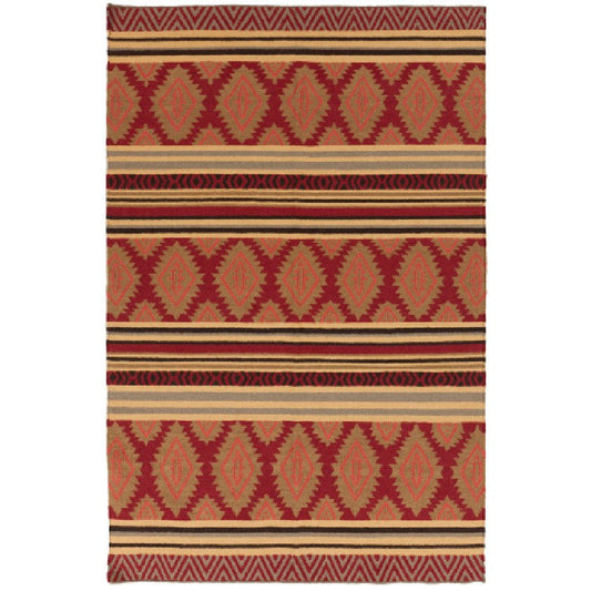 Encinitas Global Red Area Rug