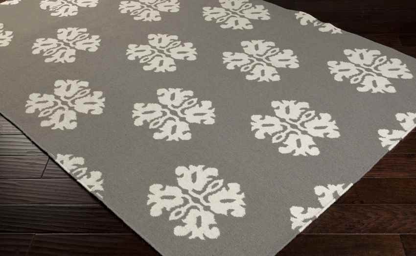 Emmonak Global Pewter/Beige Area Rug