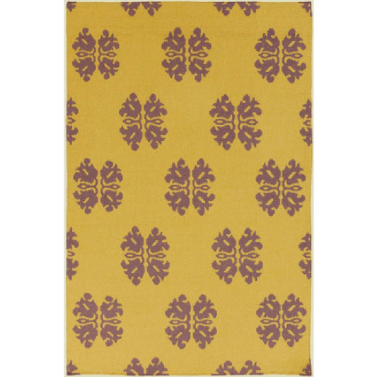 Emmonak Global Mustard Area Rug