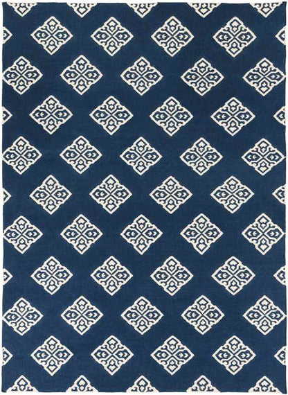 Sellingen Modern Blue Area Rug