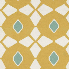 Enigma Modern Mustard Area Rug
