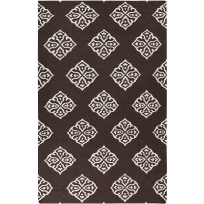 Sellingen Modern Chocolate/White Area Rug