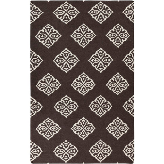 Sellingen Modern Chocolate/White Area Rug