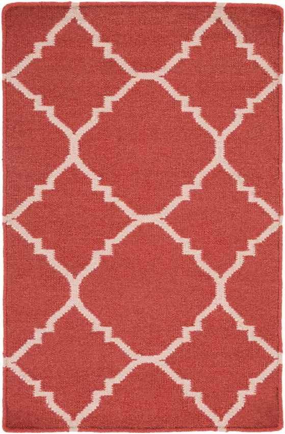 Selwerd Modern Red/Ivory Area Rug