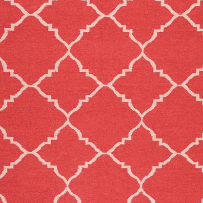 Selwerd Modern Red/Ivory Area Rug