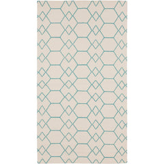Escambia Modern Light Gray/White Area Rug