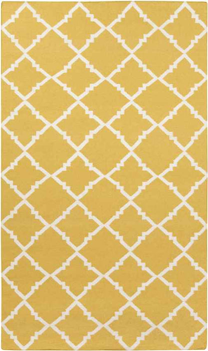 Selwerd Modern Charcoal/Yellow Area Rug