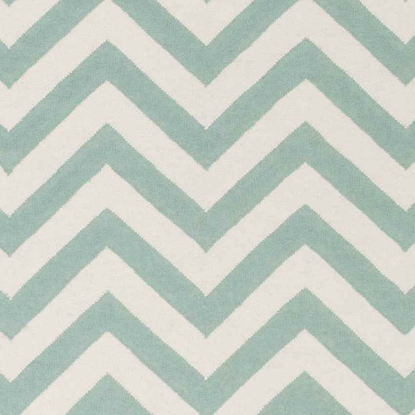 Escondido Modern Teal/White Area Rug