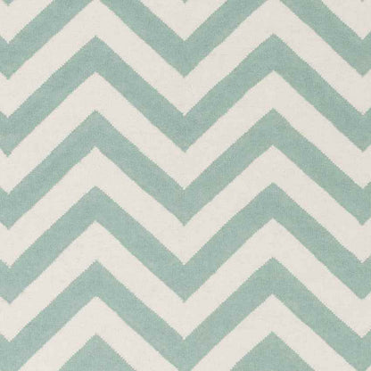 Escondido Modern Teal/White Area Rug