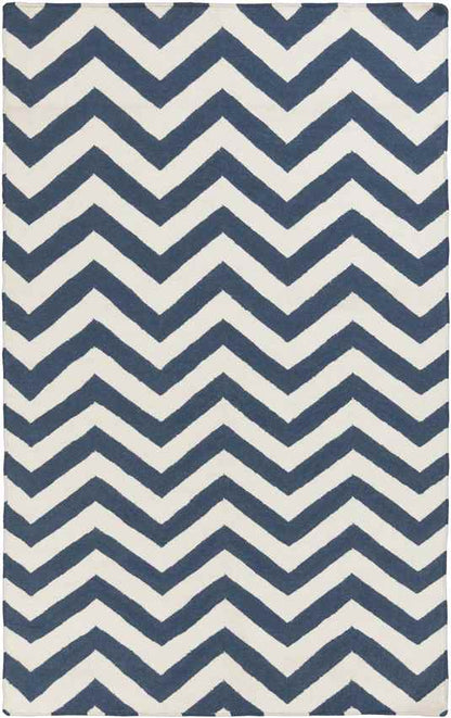 Escondido Modern Navy/White Area Rug