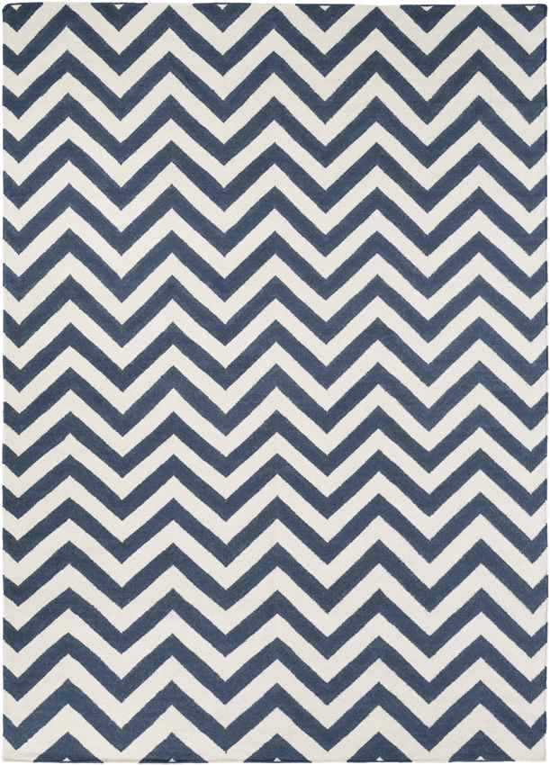 Escondido Modern Navy/White Area Rug