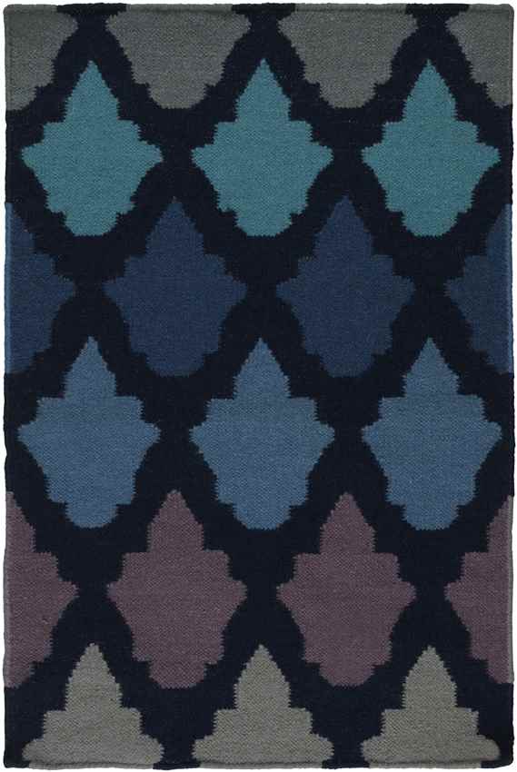 Esto Modern Blue/Black Area Rug