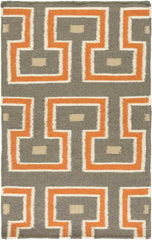 Eudora Modern Pewter/Beige Area Rug