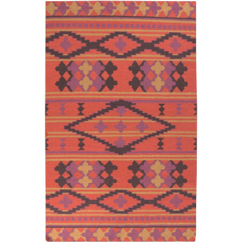 Eutaw Global Red Area Rug