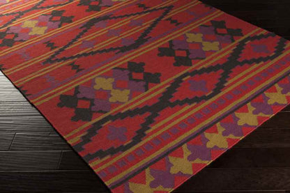 Eutaw Global Red Area Rug