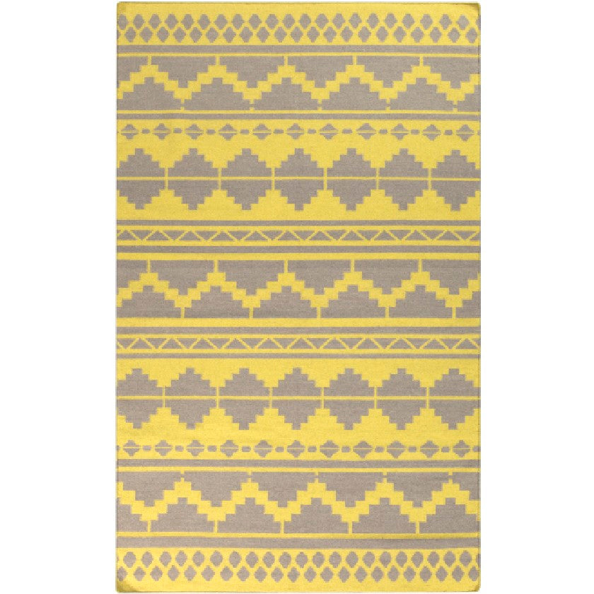 Noella Rustic Lime/Gray Area Rug