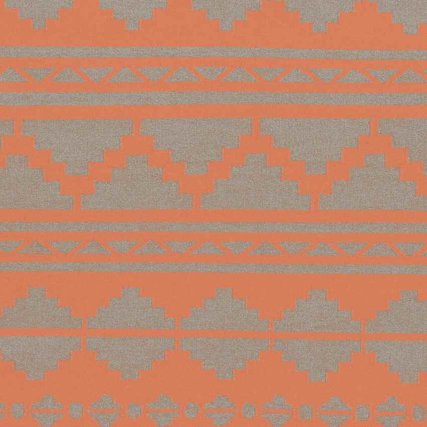 Noella Rustic Coral/Gray Area Rug