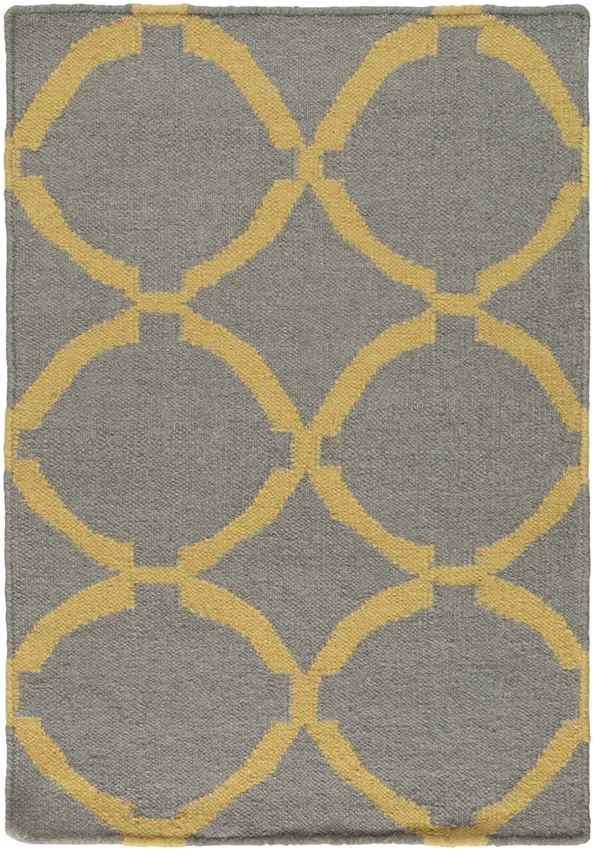 Exeter Modern Gray/Yellow Area Rug