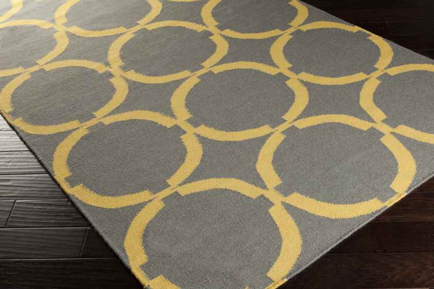 Exeter Modern Gray/Yellow Area Rug