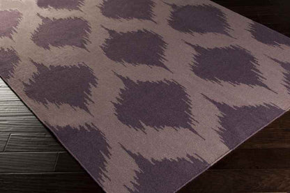 Everton Global Eggplant/White Area Rug