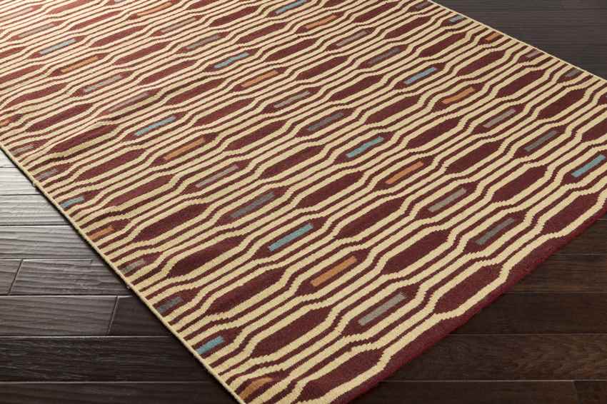 Fairfax Modern Rust Area Rug