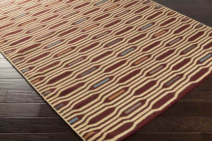 Fairfax Modern Rust Area Rug