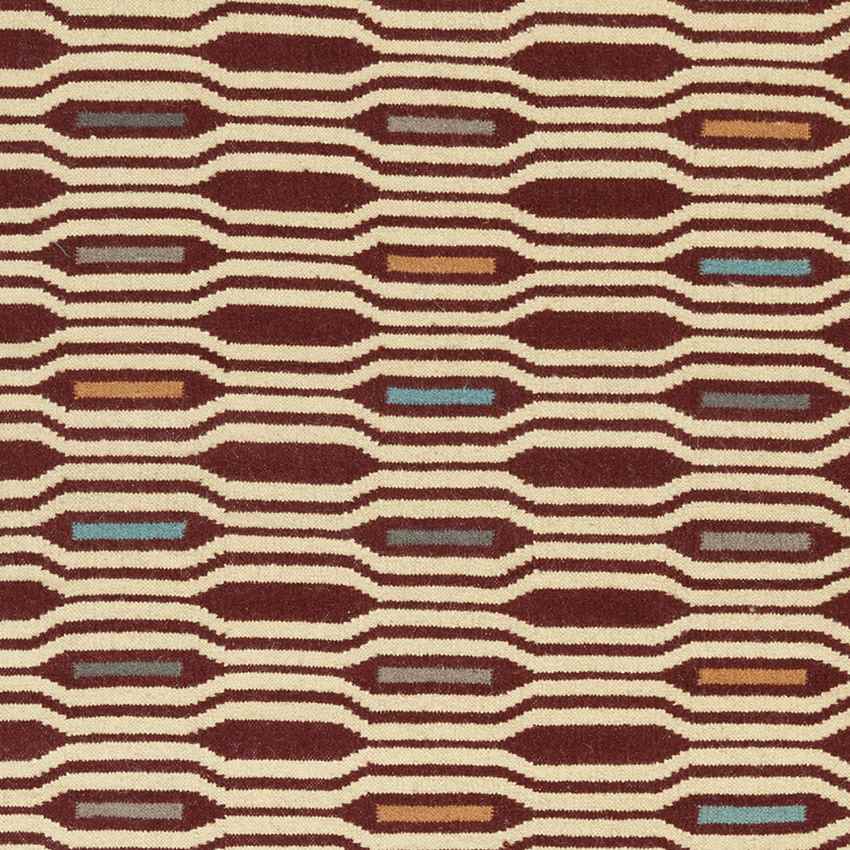 Fairfax Modern Rust Area Rug