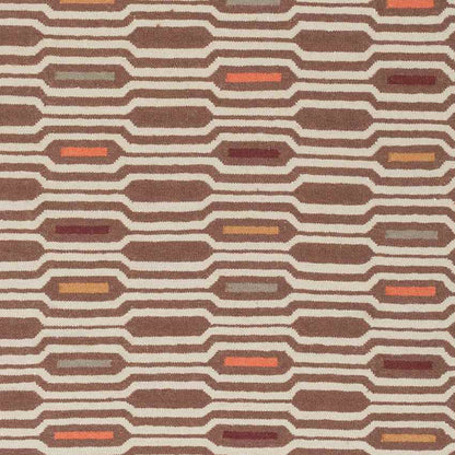 Fairfax Modern Dark Brown Area Rug