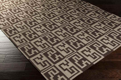 Fairhope Modern Chocolate Area Rug