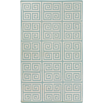 Erie Modern aqua Area Rug