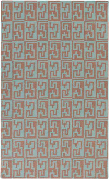 Fairhope Modern Brown/Green Area Rug