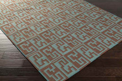 Fairhope Modern Brown/Green Area Rug