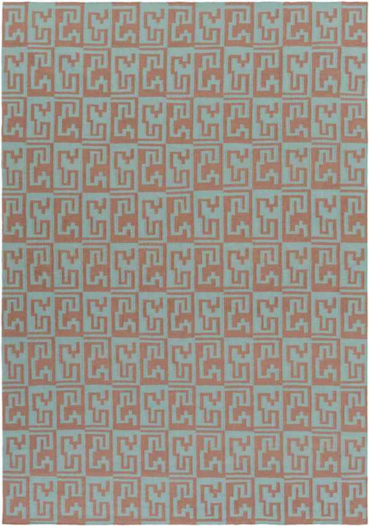 Fairhope Modern Brown/Green Area Rug