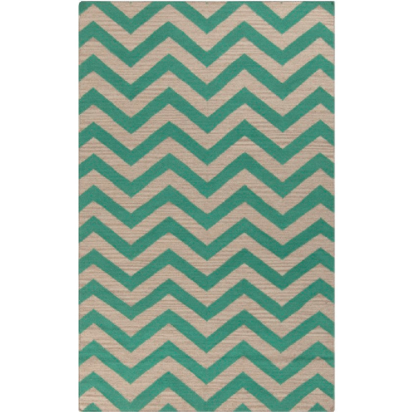 Escondido Modern Green/Beige Area Rug