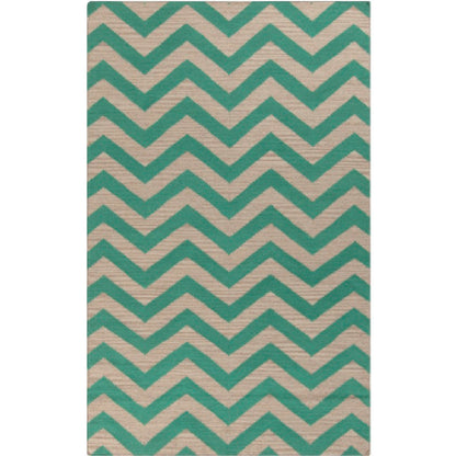 Escondido Modern Green/Beige Area Rug