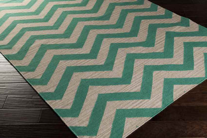 Escondido Modern Green/Beige Area Rug